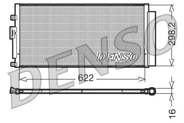 A/C condensator (met droger)