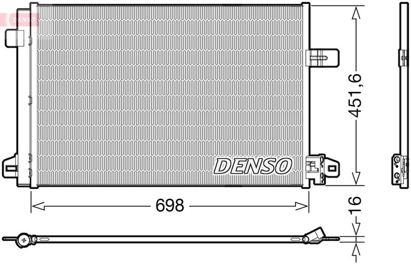 A/C condensator (met droger)