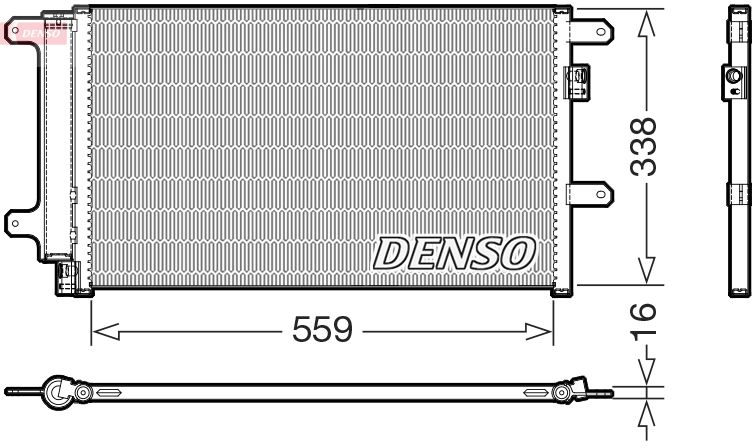 A/C condensator (met droger)