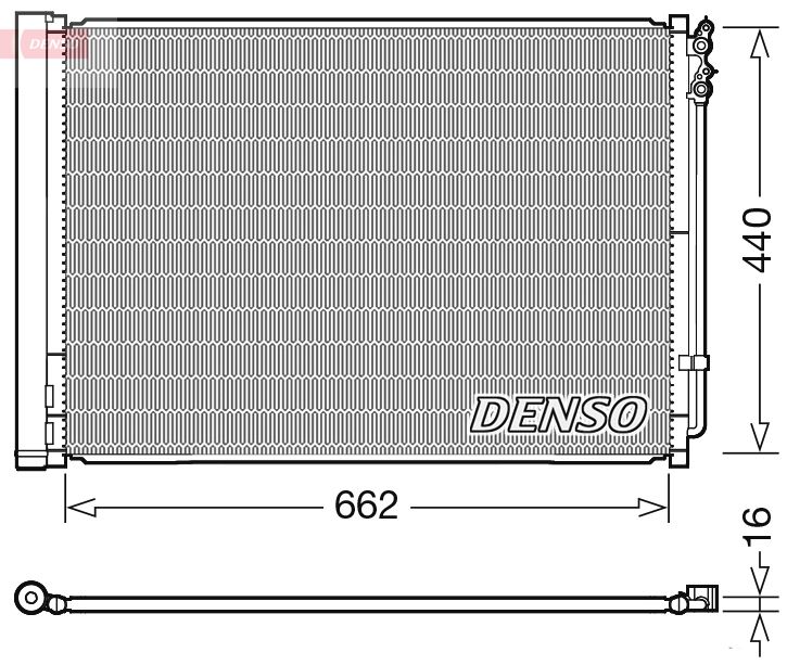 A/C condensator (met droger)