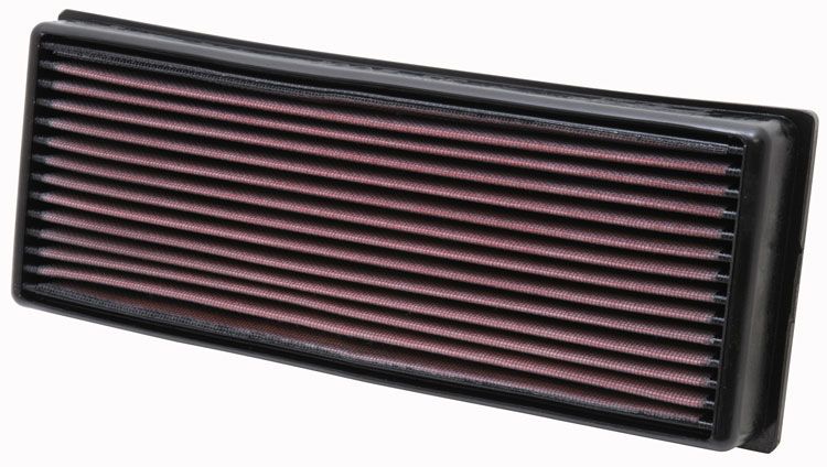 Sportluchtfilter, buitenlengte: 333mm, buitenbreedte: 127mm, hoogte: 40mm, vorm: panel,
