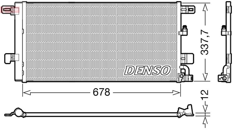 A/C condensator (met droger)