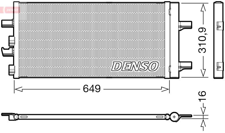 A/C condensator (met droger)