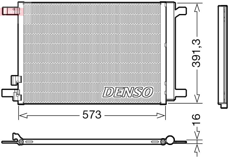 A/C condensator (met droger)