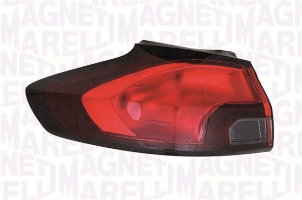 Achterlicht Links (extern, kleur indicator gerookt, kleur van het glas red)