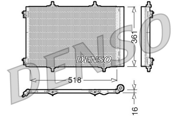 A/C condensator (met droger)