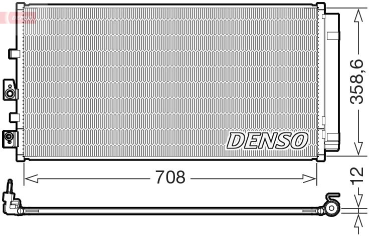 A/C condensator (met droger)