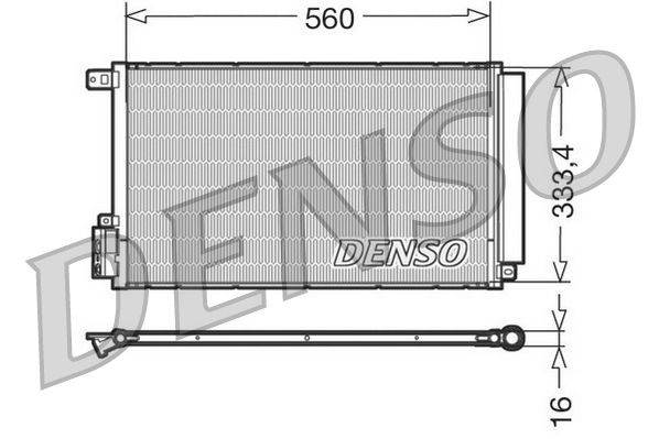 A/C condensator (met droger)