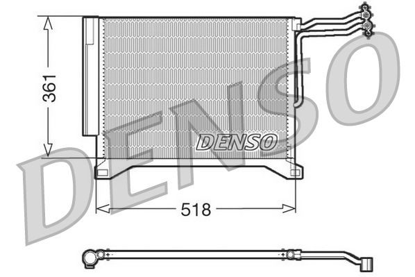 A/C condensator (met droger)