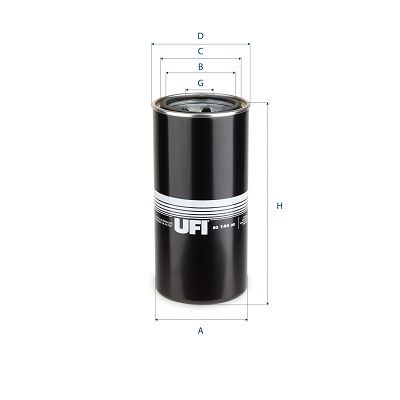 Hydraulisch filter (centrifugaal oliefilter, geschroefd)
