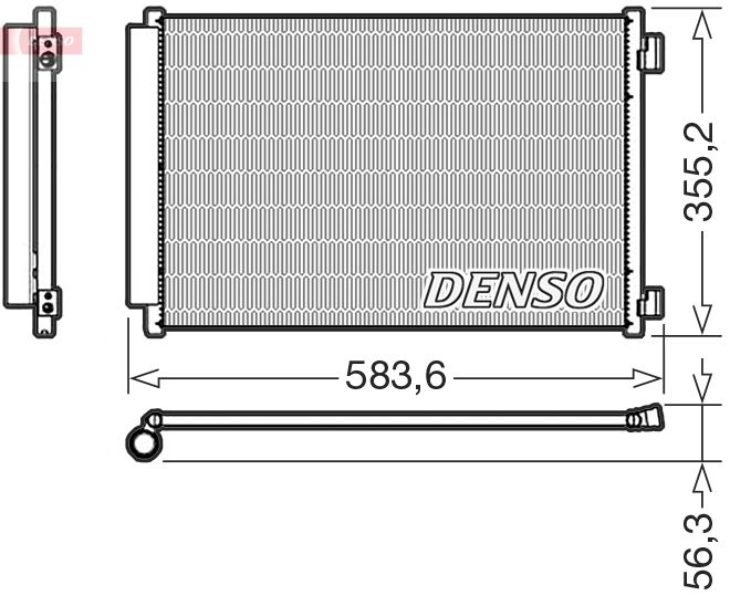 A/C condensator (met droger)