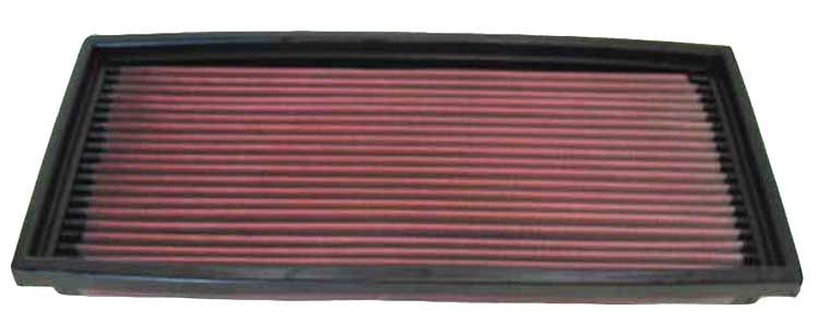Sportluchtfilter, buitenlengte: 400mm, buitenbreedte: 178mm, hoogte: 43mm, vorm: panel,