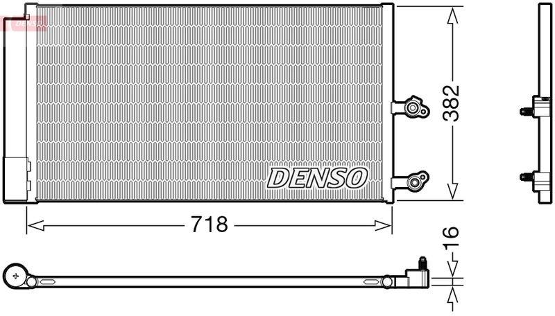 A/C condensator (met droger)