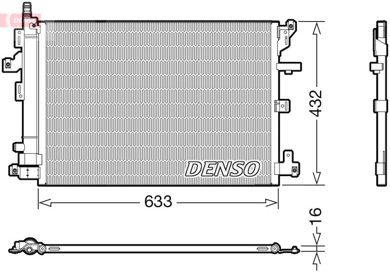A/C condensator (met droger)