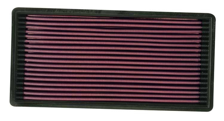 Sportluchtfilter, buitenlengte: 340mm, buitenbreedte: 167mm, hoogte: 40mm, vorm: panel,