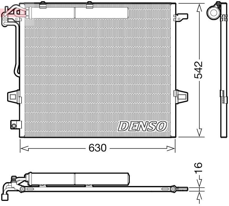 A/C condensator (met droger)
