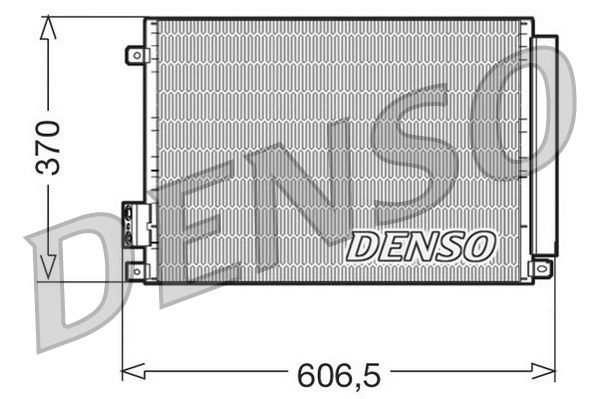 A/C condensator (met droger)