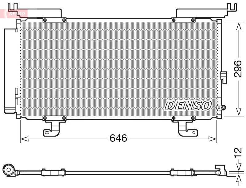 A/C condensator (met droger)