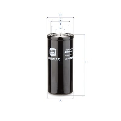 Hydraulisch filter (centrifugaal oliefilter, geschroefd)