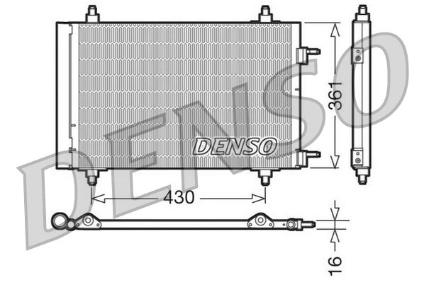 A/C condensator (met droger)