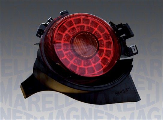 Achterlicht Links (P21W, kleur indicator geel, kleur van het glas red)
