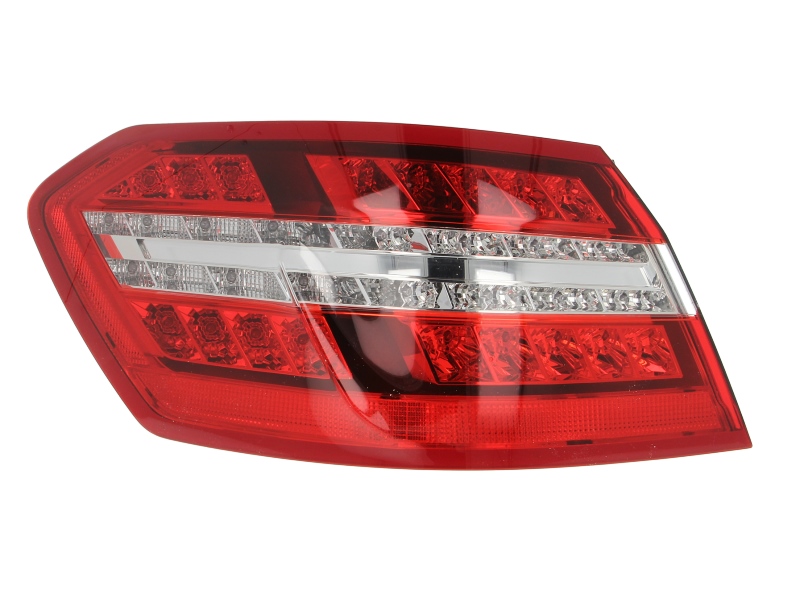 Achterlicht Links (extern, LED, kleur indicator geel/transparant, kleur van het glas red)