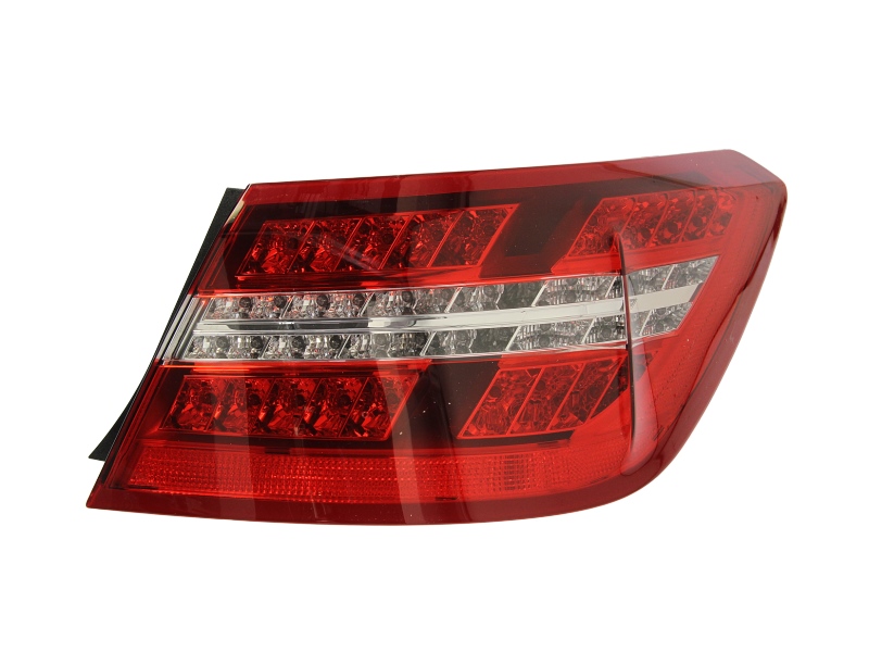 Achterlicht Rechts (extern, LED, kleur indicator geel/transparant, kleur van het glas red)
