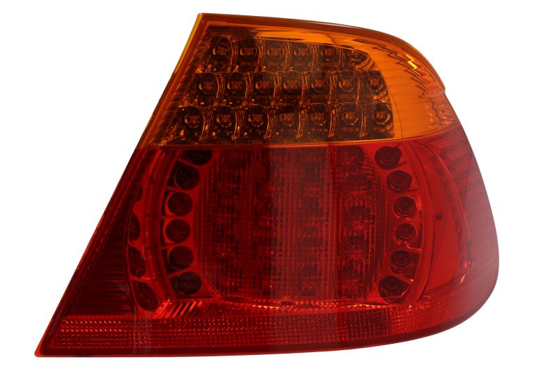 Achterlicht Rechts (extern, LED, kleur indicator geel, kleur van het glas red) past: BMW 3 E46 Beker / Cabriolet 12.97-09.01