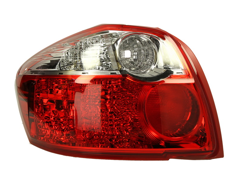 Achterlicht Links (kleur indicator geel/transparant, kleur van het glas red) past: TOYOTA AURIS E15 04.10-09.12