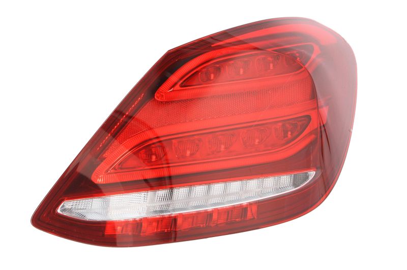 Achterlicht Rechts (LED, kleur indicator geel, kleur van het glas transparant) past: MERCEDES C-KLASA W205 Saloon 12.13-12.18