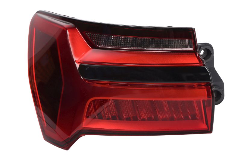 Achterlicht Links (extern, LED, kleur indicator gerookt) past: AUDI A6 C8 Saloon / Stationwagon 02.18-